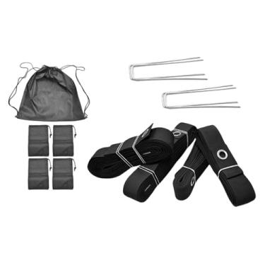 Imagem de menolana Linhas de vôlei de praia (8m 16m Comprimento) Acessórios para exercícios Kit de marca, Preto