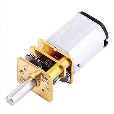 Imagem de Akozon Premium N20 DC3V 6V 12V 50-2000RPM Motor DC Com Engrenagem de Redução de Velocidade Com Caixa de Engrenagens de Metal Robusta, Ideal para Máquinas e Equipamentos Industriais