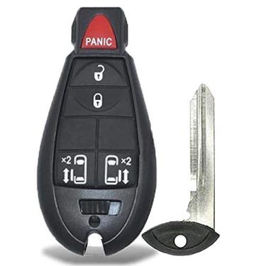 Imagem de 1 chave para carro com 5 botões de partida remota para entrada sem chave Fob M3N5WY783X, IYZ-C01C para cidade country Dodge Grand Caravan Volkswagen Routan