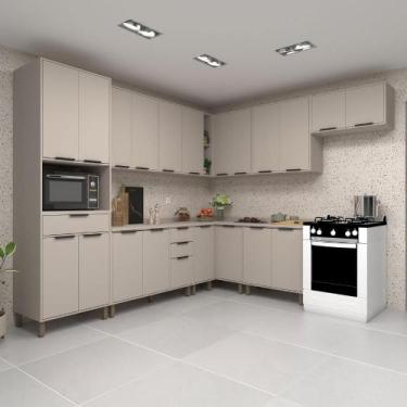 Imagem de Armário Cozinha Completa 538cm Stylo c/ Torre Quente e Nicho - Casa La