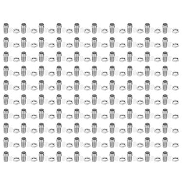 Imagem de LED Titular Plástico Cromado 3mm Painel de Montagem Lâmpa de Diodo Emissor de Luz para Projetos DIY Science Experiments Hobby 100 Set (Prata)