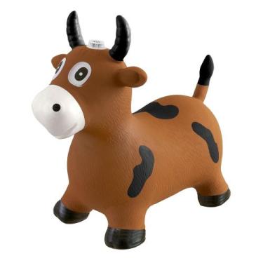 Imagem de Vaquinha Cavalo Upa Upa Brinquedo Vaca Para Crianças Com Som - Bee Toy