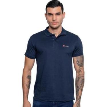 Imagem de Camisa Polo Msculina Ecko Azul Marinho EK291-Masculino