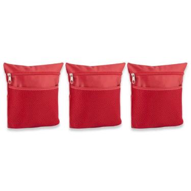 Imagem de Kit 3 Porta Objetos Médio Baú Moto Acessório Bolsinhas - Jaspe Ateliê,