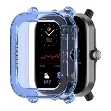 Imagem de Case Bumper Para Gts2 Mini - Azul transparente - T-Shirck