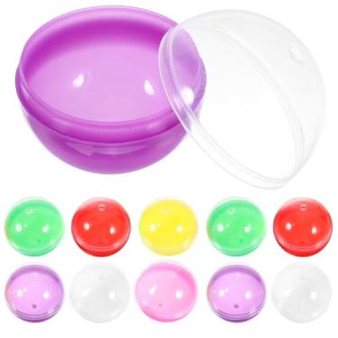 Imagem de Máquina De Venda Automática Chicletes Com 50 Cápsulas, Casca, Caixa Armazenamento Doces Páscoa, Bolas Prêmio Vazias E Recheáveis 1,1"