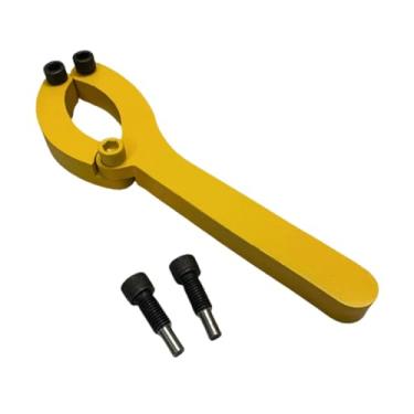 Imagem de shamjina Chave de porca de vedação ajustável de 2 mandíbulas de aço para remoção de cilindros hidráulicos, reparo de escavadeira, troca de vedação de óleo,