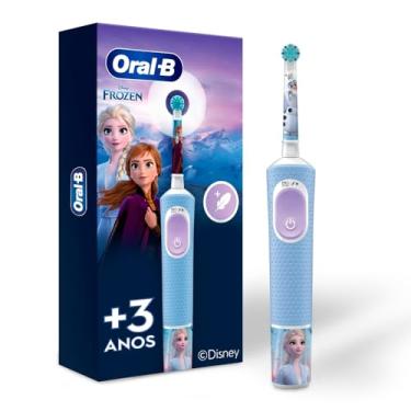 Imagem de Oral-B Escova de Dente Elétrica Infantil Disney Frozen, 100-240V