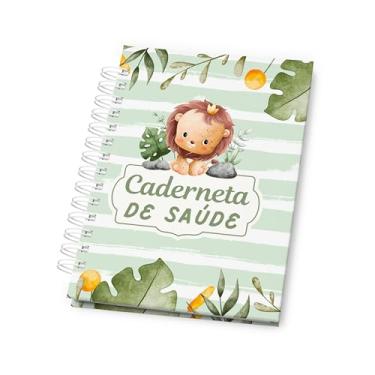Imagem de Caderneta de Vacinação do Bebê Atualizada – Modelo SUS com Capa Dura para Menino – Registro de Vacinas, Saúde e Crescimento Infantil – Tema Leãozinho Baby