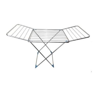 Imagem de Varal de Chao Com Abas 100% Aluminio 174 Cm Modelo Gigante Maior Do Brasil Resistente (Alumínio)