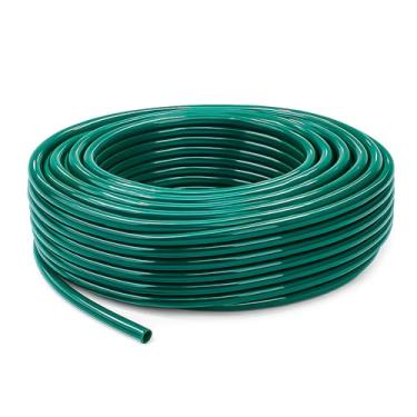 Imagem de Bluepro Tubo de irrigação por gotejamento de 1/10.2 cm, distribuição em branco, linha de tubo de irrigação de jardim para peças de irrigação por gotejamento DIY e sistemas de gotejamento, verde