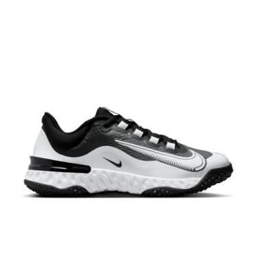 Imagem de Nike Alpha Huarache Elite 4 Turf Tênis feminino de softbol (FD2746-002, preto/branco-cinza ferro), Preto/branco-cinza ferro, 40