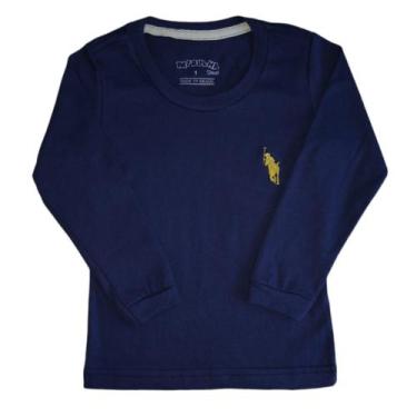Imagem de Camiseta Infantil Básica Manga Longa com Bordado - Patrulha Street, Ma
