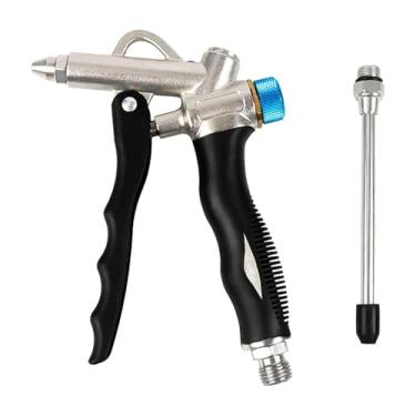 Imagem de YsXoWiui Máquina de de pó potente Máquina de de ar portátil Ferramenta pneumática multiuso com bico estendido para limpeza