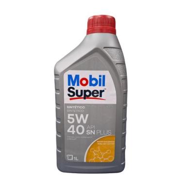 Imagem de Óleo de Motor Mobil Super 5w-40 API SN Plus 100% Sintético Original