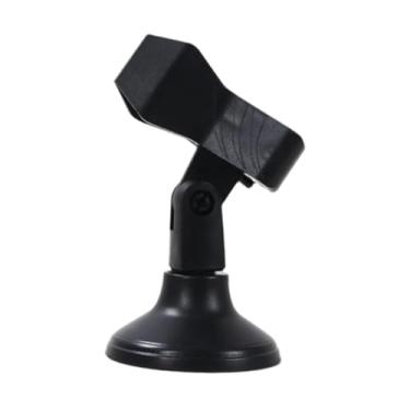 Imagem de Milageto Suporte de Mesa para Microfone com Parafuso de 5/8 E Base Redonda para Reuniões E Entrevistas, C
