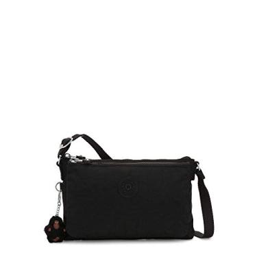 Imagem de Bolsa transversal metálica Kipling Mikaela, Black Tonal, One Size