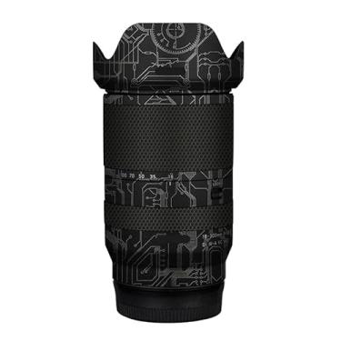 Imagem de Adesivo de lente de câmera para Tamron 18-300 mm F3.5-6.3 adequado para Sony Mount Macro Coat Wraps Film Protector Vinyl Decal Skin 18 300 (Circuit Titanium)