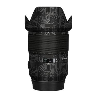 Imagem de Adesivo de câmera antiarranhões com tampa de lente para Tamron SP 35 mm F1.4 adequado para Canon EF Mount Película Protetora Decalque 35 1.4 (Circuit Titanium)