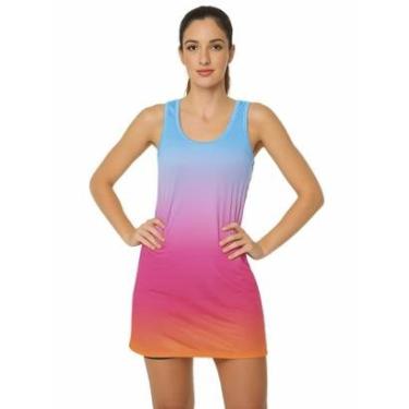 Imagem de Vestido Fitness Adulto Ginastica Beach Tennis Proteção Solar UV50+-Feminino
