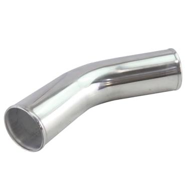 Imagem de PKSABB 45° 70 mm 7.0 cm alumínio intercooler tubo de admissão tubo mangueira prata