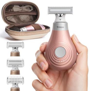 Imagem de Kit elétrico de aparador de pelos corporais Trimcoo 2025 atualizado