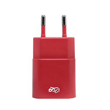 Imagem de Tomada USB, i2GO, Entrada de 120-240V DC, Saída 5V 1amp, Vermelho