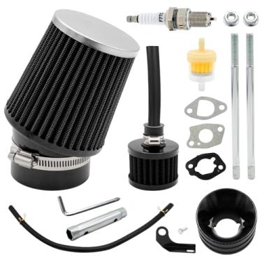 Imagem de Kit adaptador de fliter de ar atualizado 212cc para Predator 212cc Coleman CT200U BT200X KT196 Baja Warrior MB165 MB200 196cc 6,5hp GX160 GX200 Motor Mini Bike Go Kart Peças de desempenho