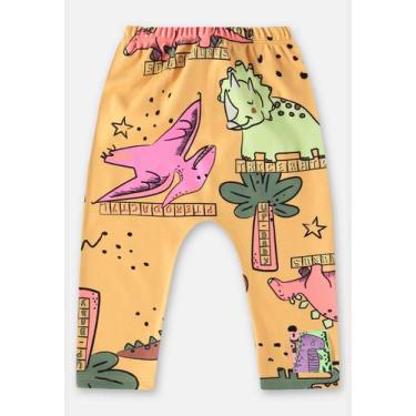 Imagem de Calça Saruel para Bebê Menina Up Baby, Amarelo, P