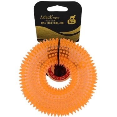 Imagem de ADUCK Brinquedos para mastigar cães que rangem para mastigar agressivos, pequenos, médios e grandes, limpeza de dentes, brinquedo flutuante de borracha natural macia para piscina de água interna e