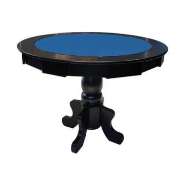 Imagem de Mesa de Carteado com Gavetas e Porta copos - 0,90x0,80 - Com xadrez - 