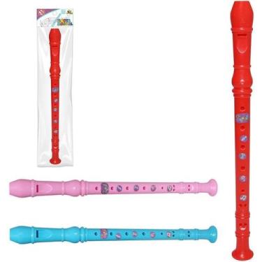 Imagem de Kit Brinquedo Infantil Flautas Plástico Instrumento Soprando - zein, A