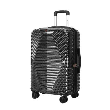 Imagem de Mala Travelux Samedan Grande 32 Kg Preta - Expansível e Cadeado TSA