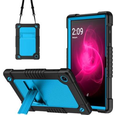 Imagem de Kebiory Para tablet T-Mobile REVVL Tab 2 de 10,1 polegadas, compatível com crianças, silicone macio + suporte rígido, alça de ombro ajustável, compatível com o modelo T-Mobile REVVL Tab 2 5G 2025