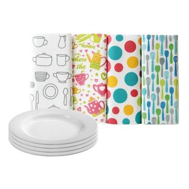 Imagem de Tapete Pano Escorredor De Louça Pia Flexível Alta Absorção - CASAMBIEN