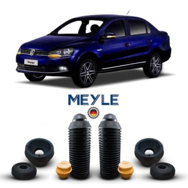 Imagem de Par Kit Coxim Suporte Meyle Rolamento Batente Coifa Suspensão Dianteir