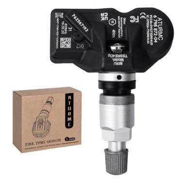 Imagem de ATURMC 1 pacote com sensor TPMS sistema de monitoramento de pressão de pneu 433 MHz sensor compatível com BMW Rolls Royce MINI Ferrari ES LS-Toyota Camry Corolla Tacoma substitui 36106890964