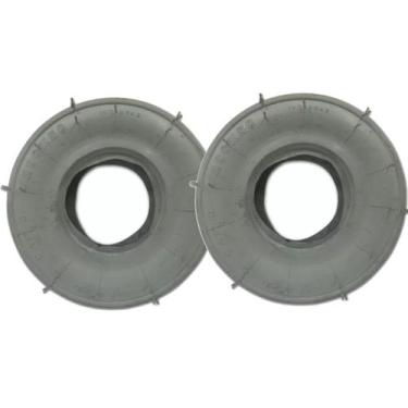 Imagem de Kit 2 Pneus 200x50 aro 4 Cinza Para Cadeiras de Rodas - Max