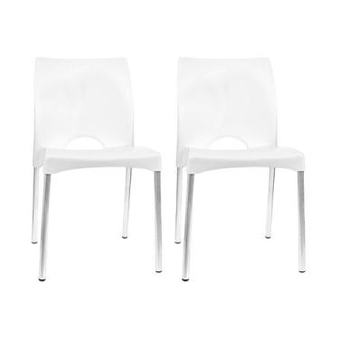 Imagem de Kit 2 Cadeiras de Design Boston Exterior - Garden Life, Branco