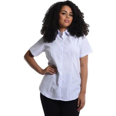 Imagem de Camisete Tricoline Manga Curta Branco - Fardas Uniformes,  P