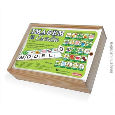 Imagem de IMAGEM E ESCRITA -  Brinquedo Educativo  Pedagógico - CARIMBRAS