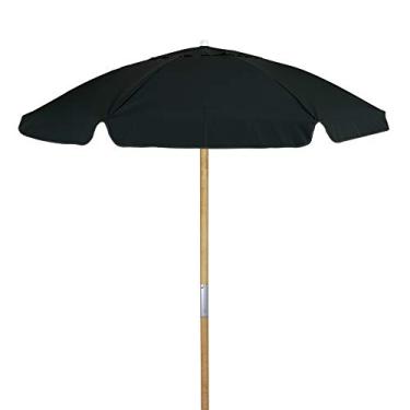 Imagem de Guarda-Sol Bagum Vara De Madeira - 2,0 M - Preto