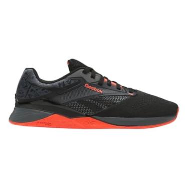Imagem de Reebok Tênis unissex Nano X4, PUGRY6/PRETO/ORGFLA, 5,5 Reino Unido, Pugry6 Black Orgfla, 5,5 Reino Unido