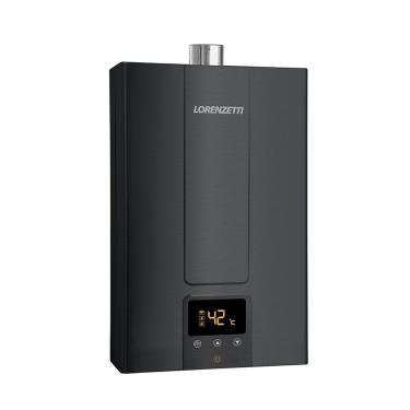 Imagem de Aquecedor de Água a Gás Digital LZ 2000DE-BK 20,0L-min Exaustão Forçada Lorenzetti para GLP