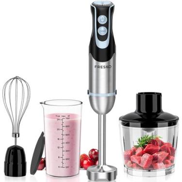 Imagem de Liquidificador de imersão FRESKO 4 em 1 portátil de 500 W com 12 veloc