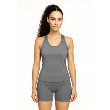 Imagem de Regata Nadador Feminina Dryfit Fitness Academia - Sunset Concept, P, C
