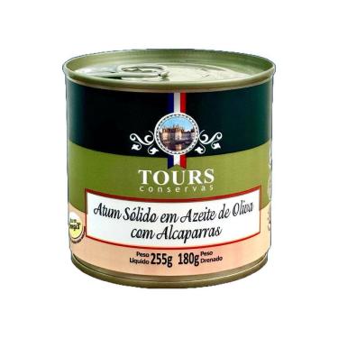 Imagem de Atum Sólido Com Alcaparras Em Azeite Tours 255G