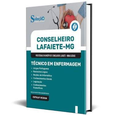 Imagem de Apostila Prefeitura Conselheiro Lafaiete Mg 2024 Técnico Em