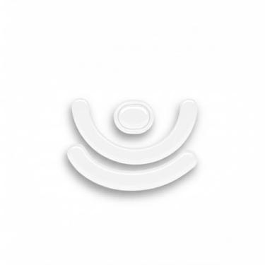 Imagem de GNAFETS Pacote com 2 pés de mouse de substituição – patins de PTFE, ultra suave, durável, borda arredondada compatível com Logitech G403, G603, G703