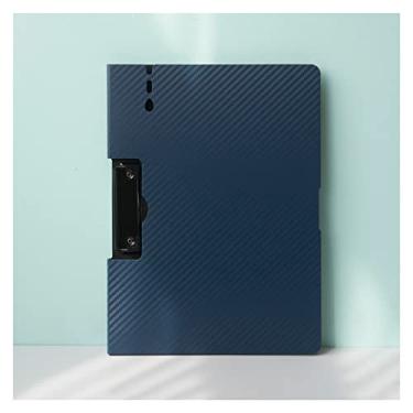 Imagem de Pastas pacote com 10 pastas coloridas vintage relatório pasta de apresentação A4 capa prancheta informações livro material de escritório pasta de arquivo (B)